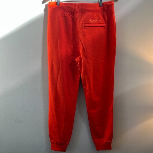 Psycho Bunny Cleveland Chainstitch Sweatpant Tangerine Tango Men's Size Med‎ NEW - Picture 6 of 8